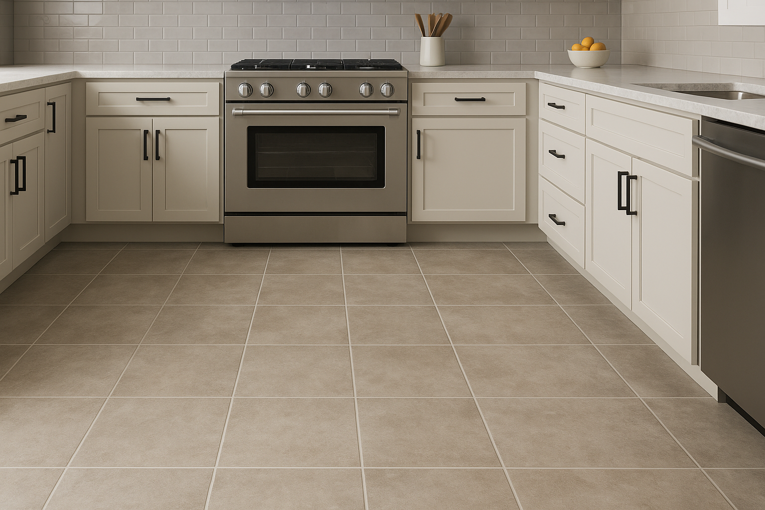 The Best Tile Options for Kitchen Floors in High-Traffic Homes