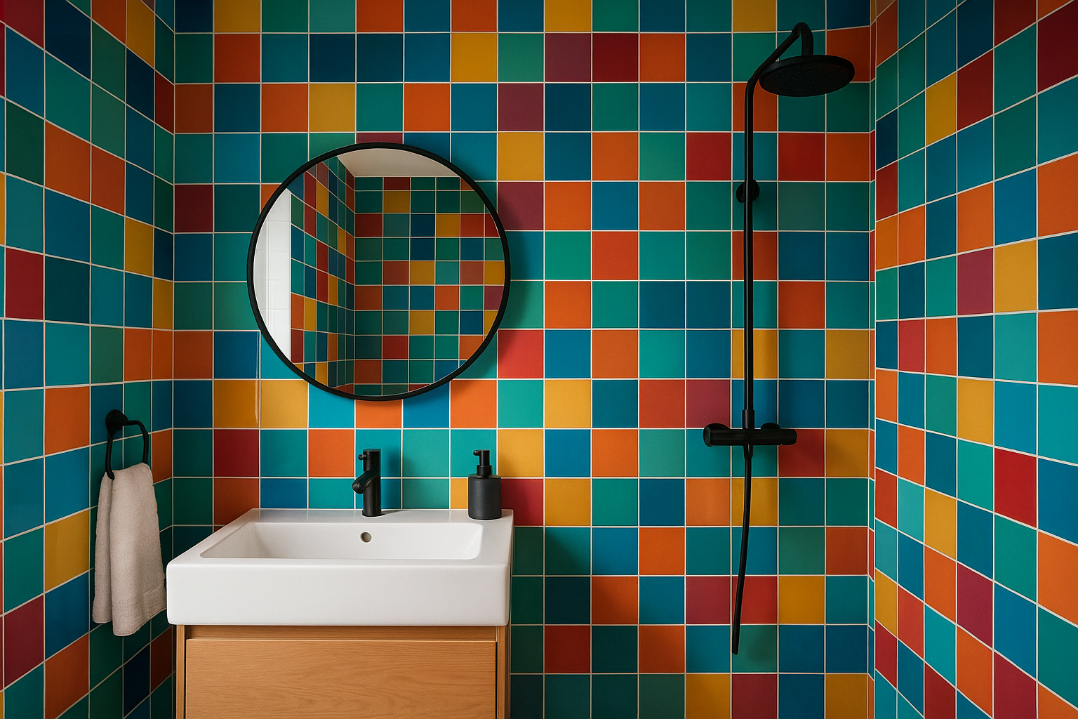 Color Drenching with Tile: The Bold Trend Taking Over Bathrooms