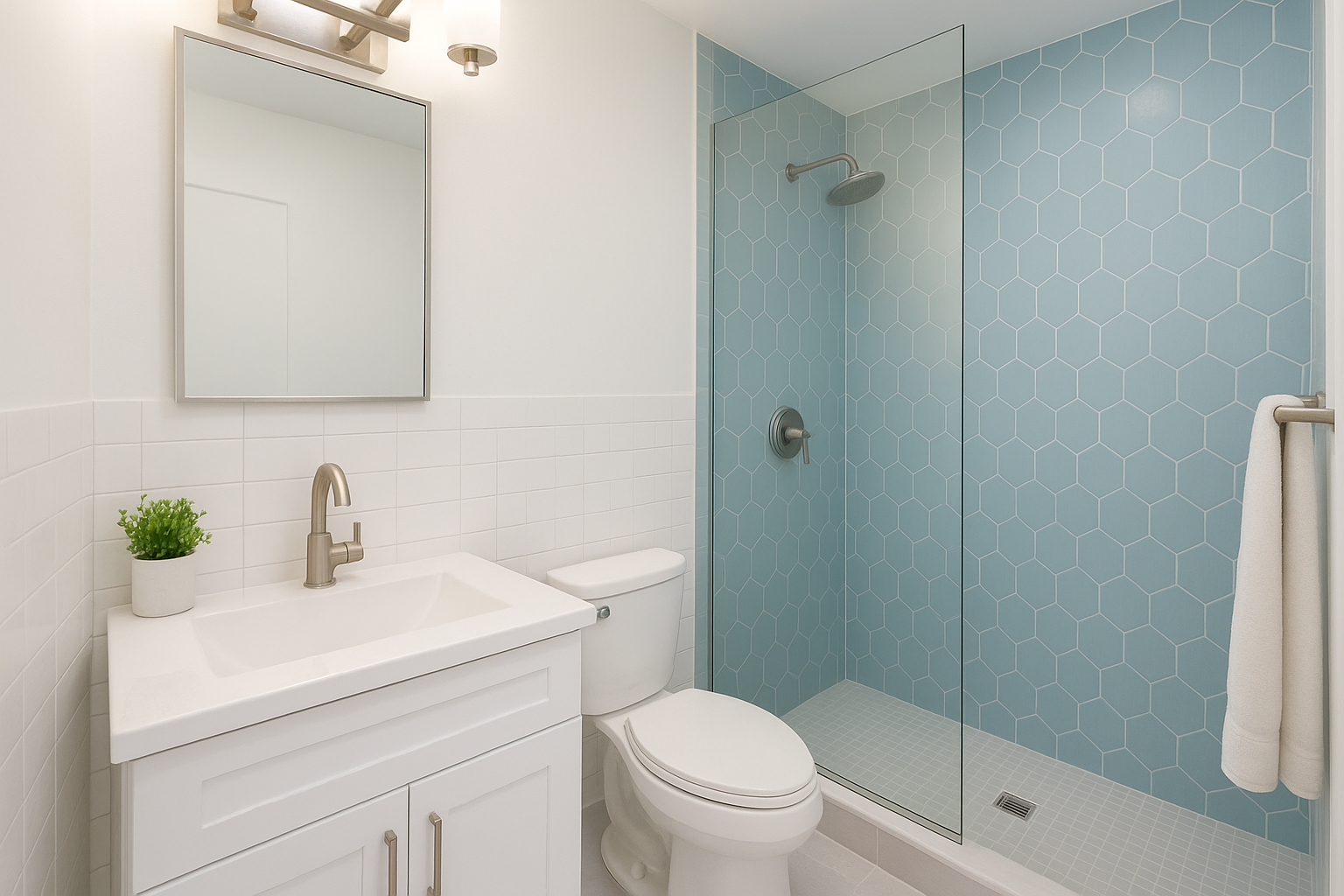 Small Bathroom? Big Impact: Tile Tricks That Open Up the Space